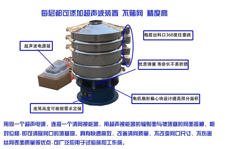 超聲波篩粉機與普通篩粉機有哪些不同？